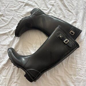 Hunter Black Women's Rain Boots